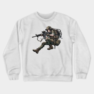 Tactical Girl Crewneck Sweatshirt